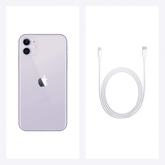 Apple iPhone 11, Purple, 64GB ROM