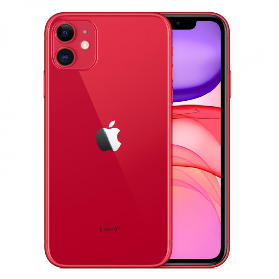 Apple iPhone 11, Red, 64GB ROM