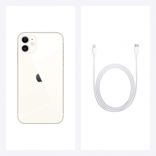 Apple iPhone 11, White, 128GB ROM