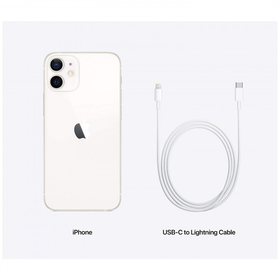 Apple iPhone 12 Mini, White, 128GB ROM